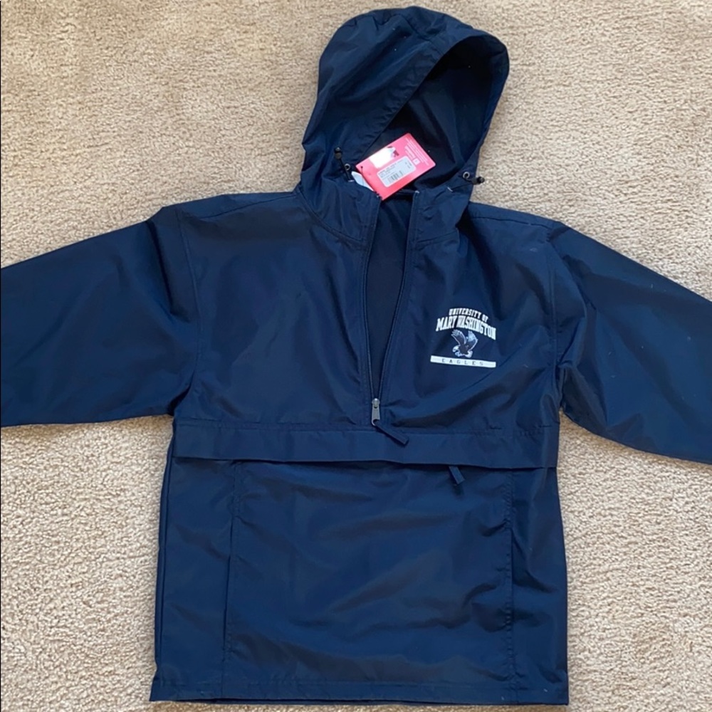 NWT Champion university Mary Washington rainjacket